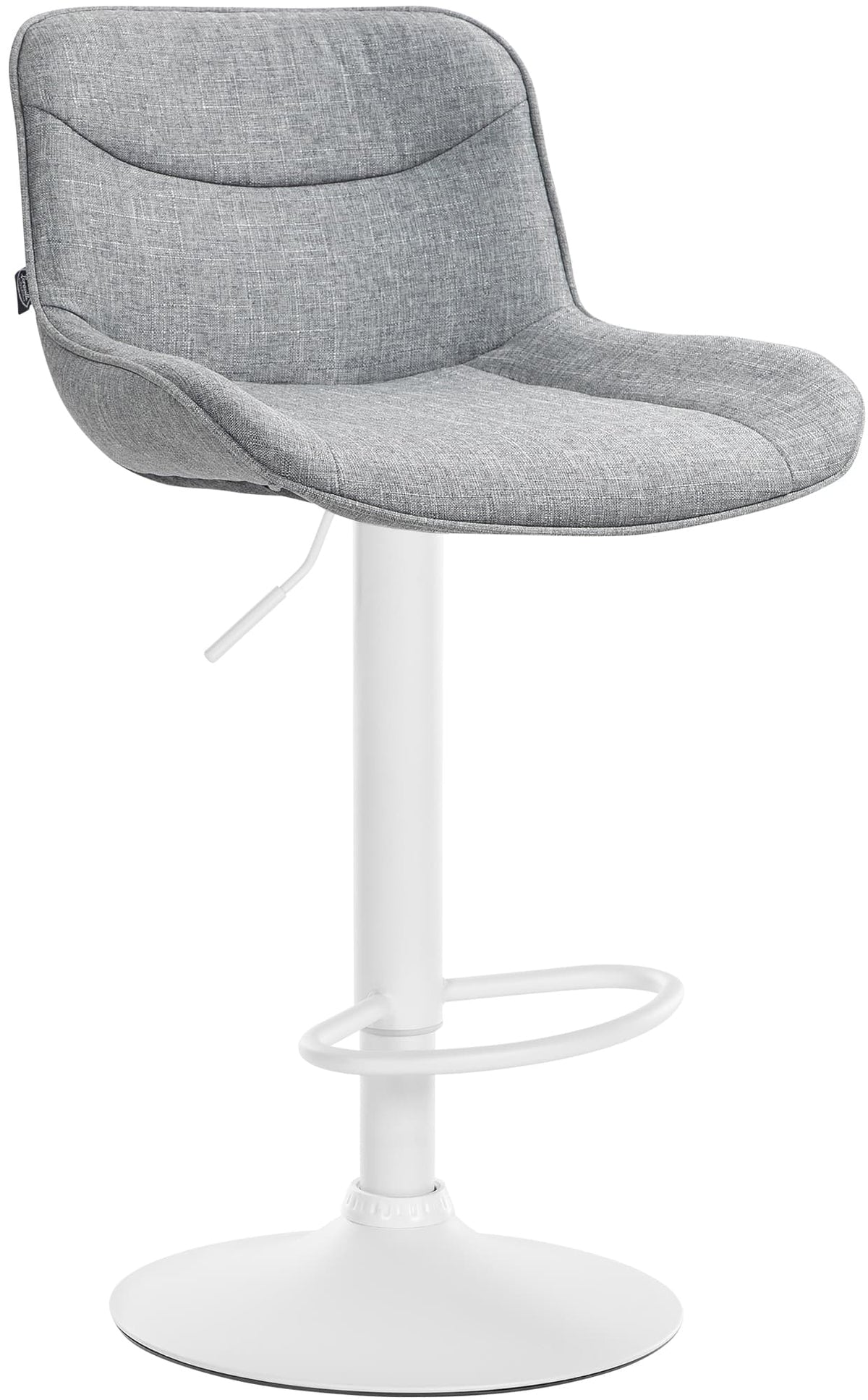 Barhocker Vonore Stoff weiß – Ansicht 17