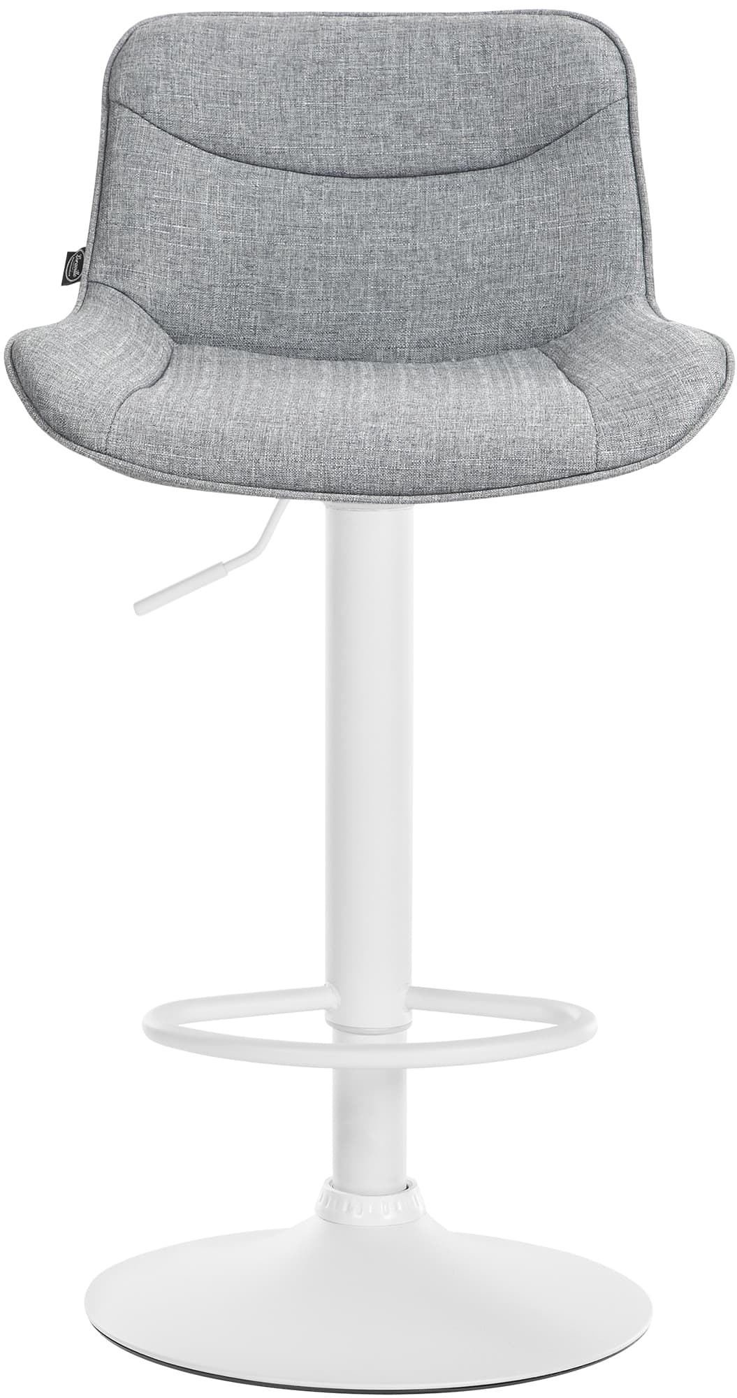 Barhocker Vonore Stoff weiß – Ansicht 19