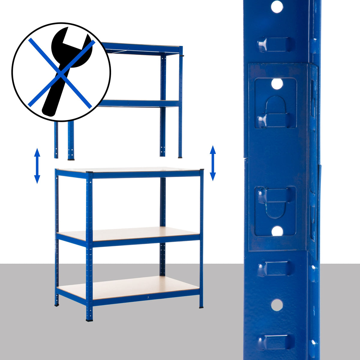 Steckregal inkl. Werkbank 2+3 – Ansicht 15