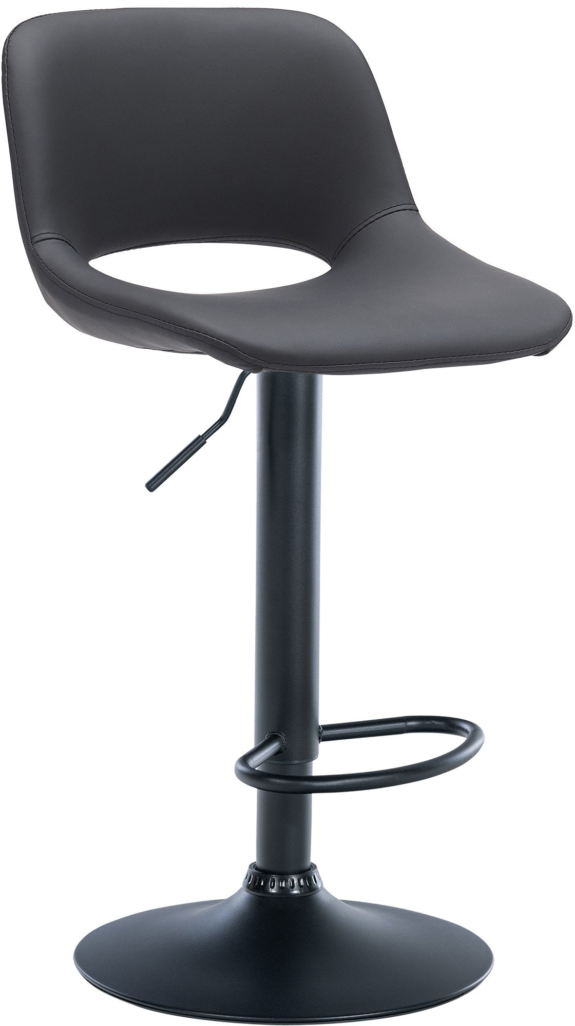 Barhocker Camden Kunstleder schwarz – Ansicht 13