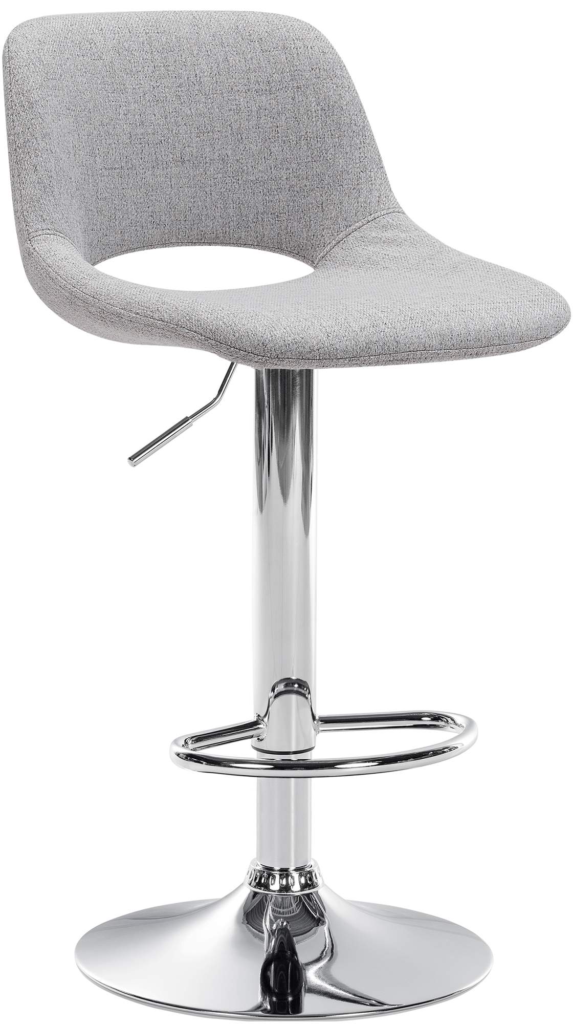 Barhocker Camden Stoff chrom – Ansicht 7