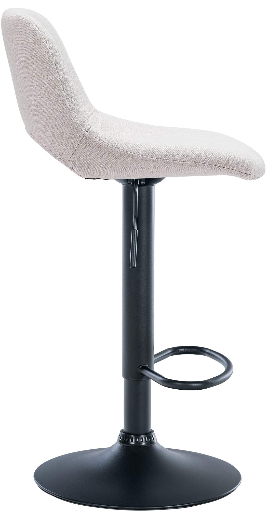Barhocker Camden Stoff schwarz – Ansicht 6