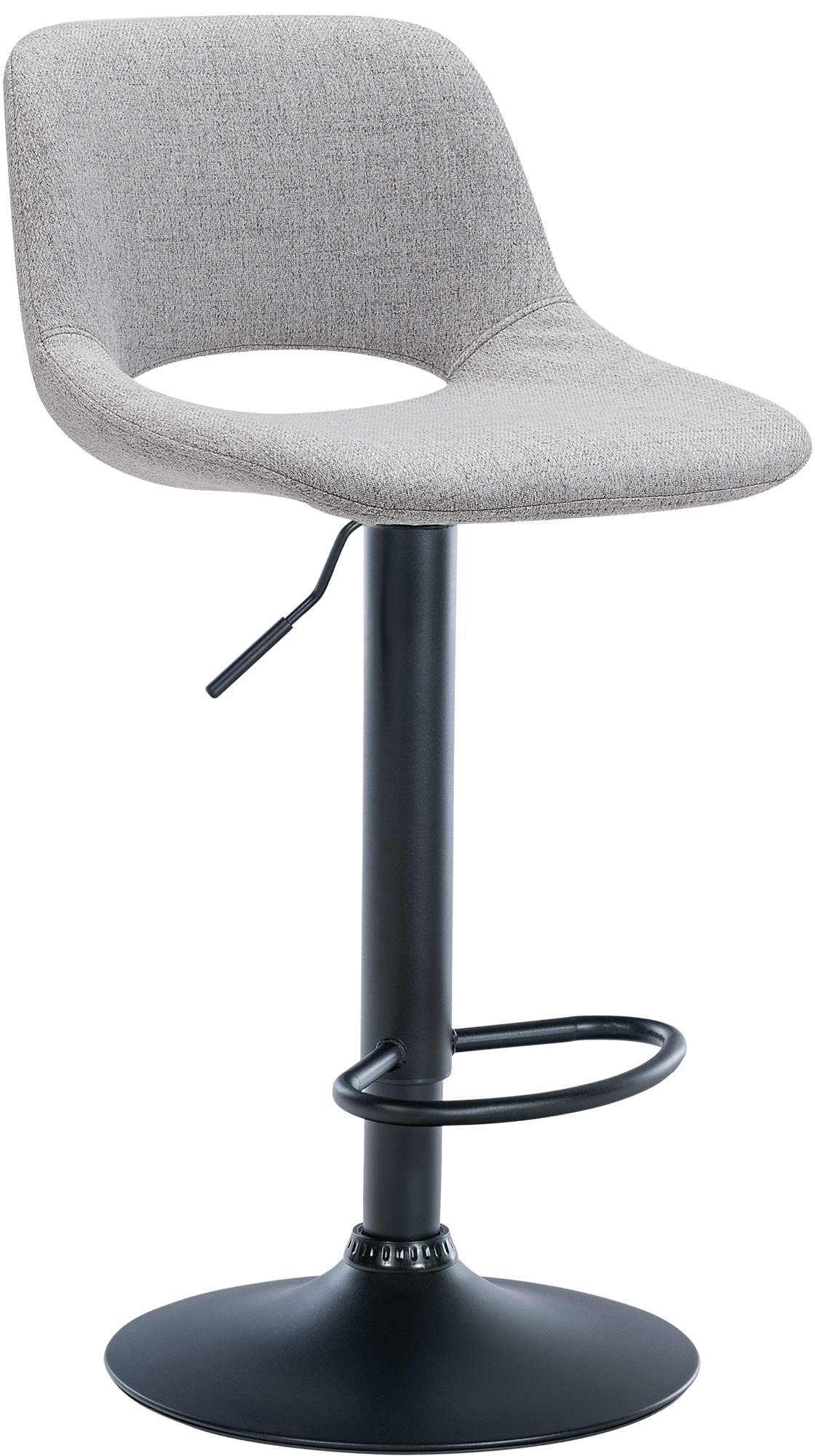 Barhocker Camden Stoff schwarz – Ansicht 7