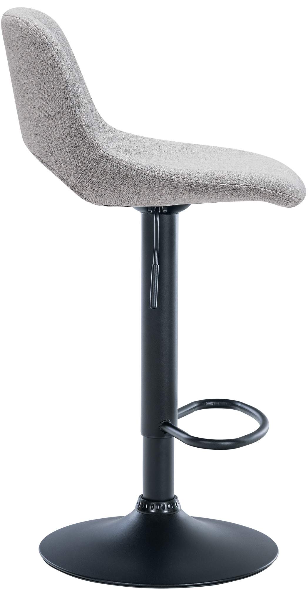 Barhocker Camden Stoff schwarz – Ansicht 12