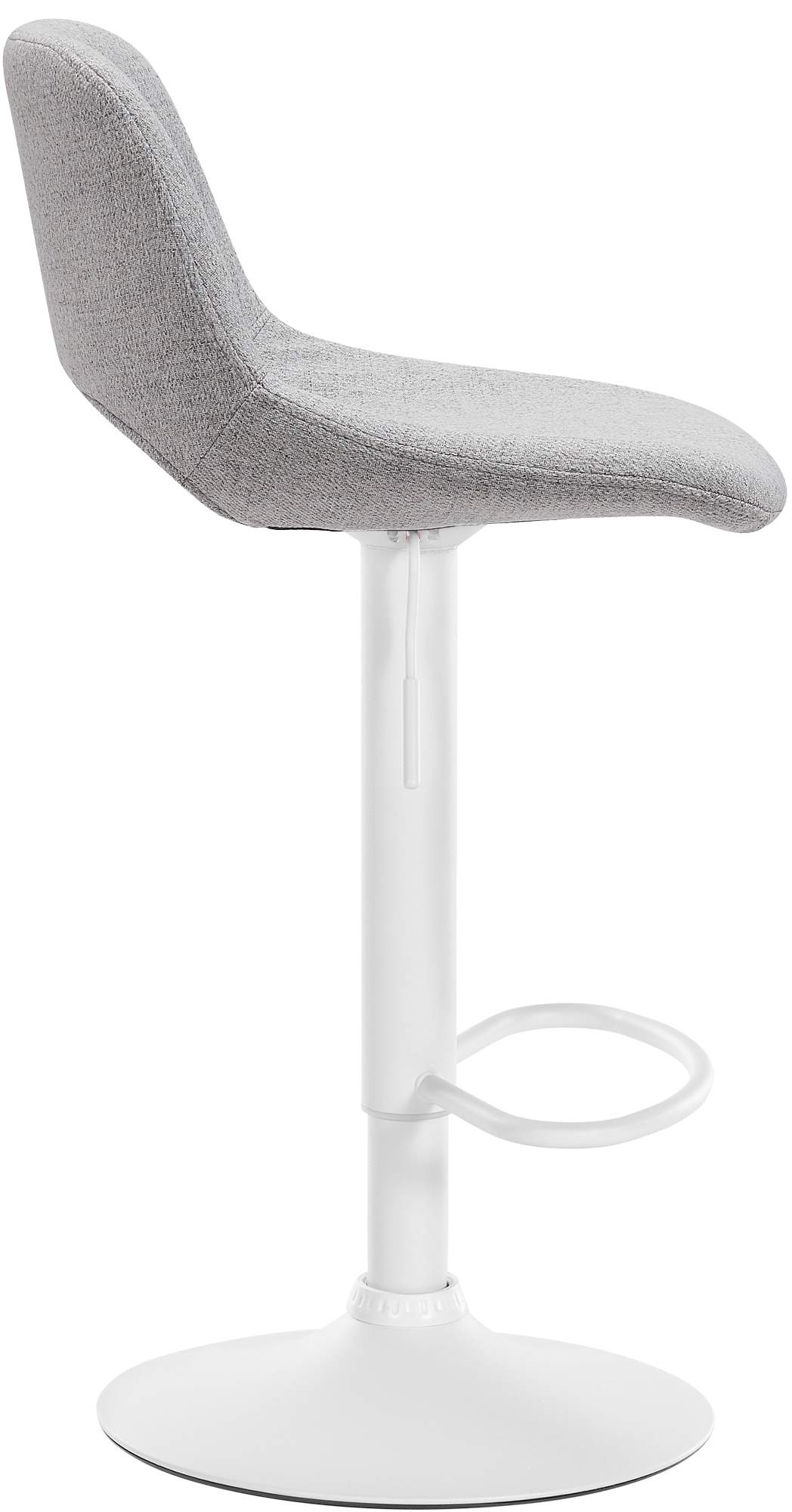 Barhocker Camden Stoff weiß – Ansicht 12