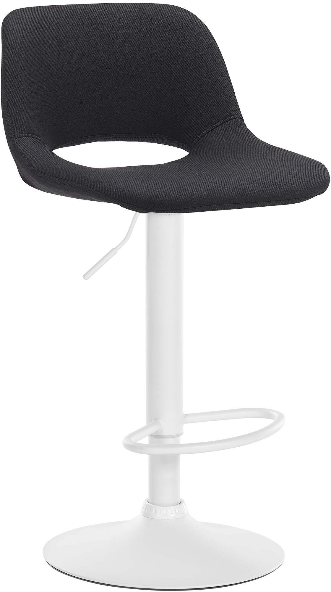 Barhocker Camden Stoff weiß – Ansicht 13