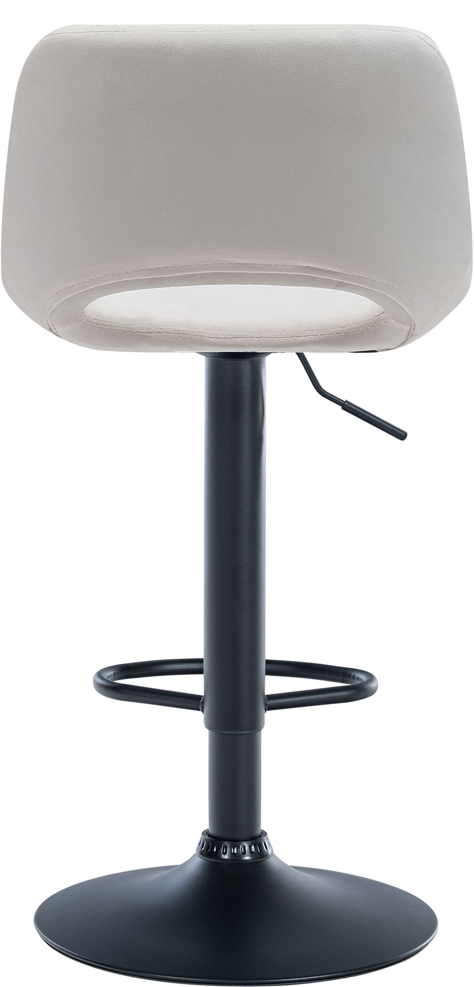 Barhocker Camden Samt schwarz – Ansicht 4