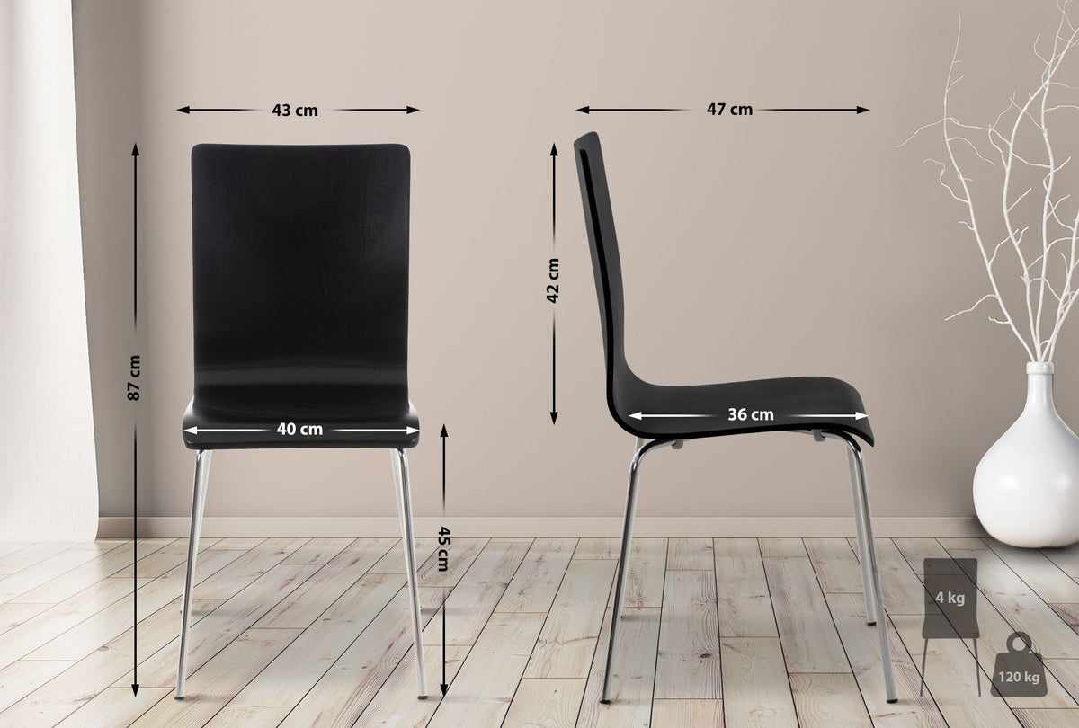 4er Set Besucherstuhl Pepe – Ansicht 10
