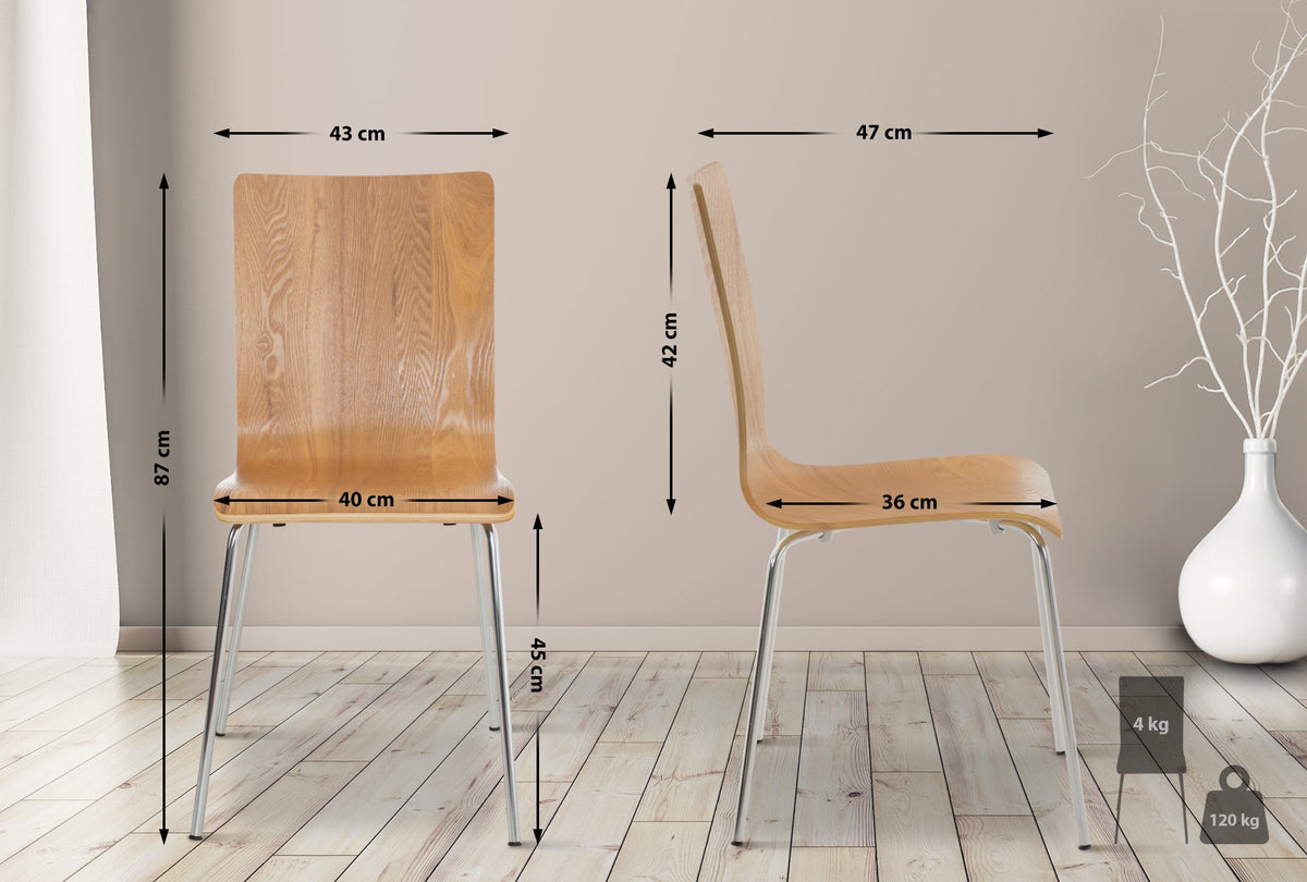 4er Set Besucherstuhl Pepe – Ansicht 18