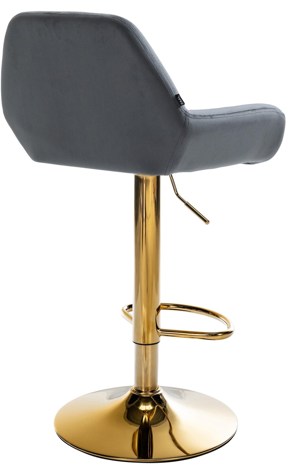 2er Set Barhocker Braga Gold Samt – Ansicht 6