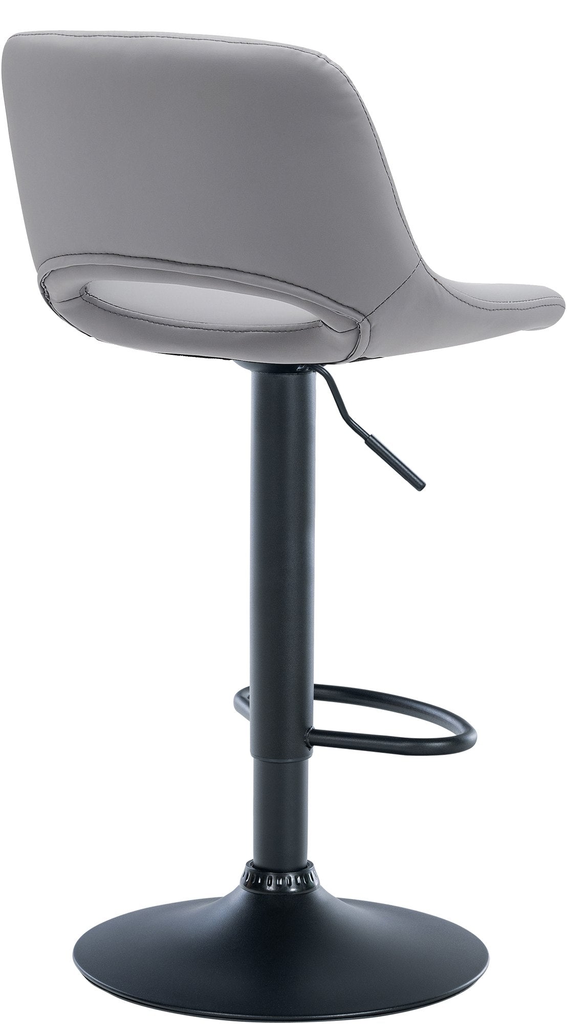 2er Set Barhocker Camden Kunstleder schwarz – Ansicht 9