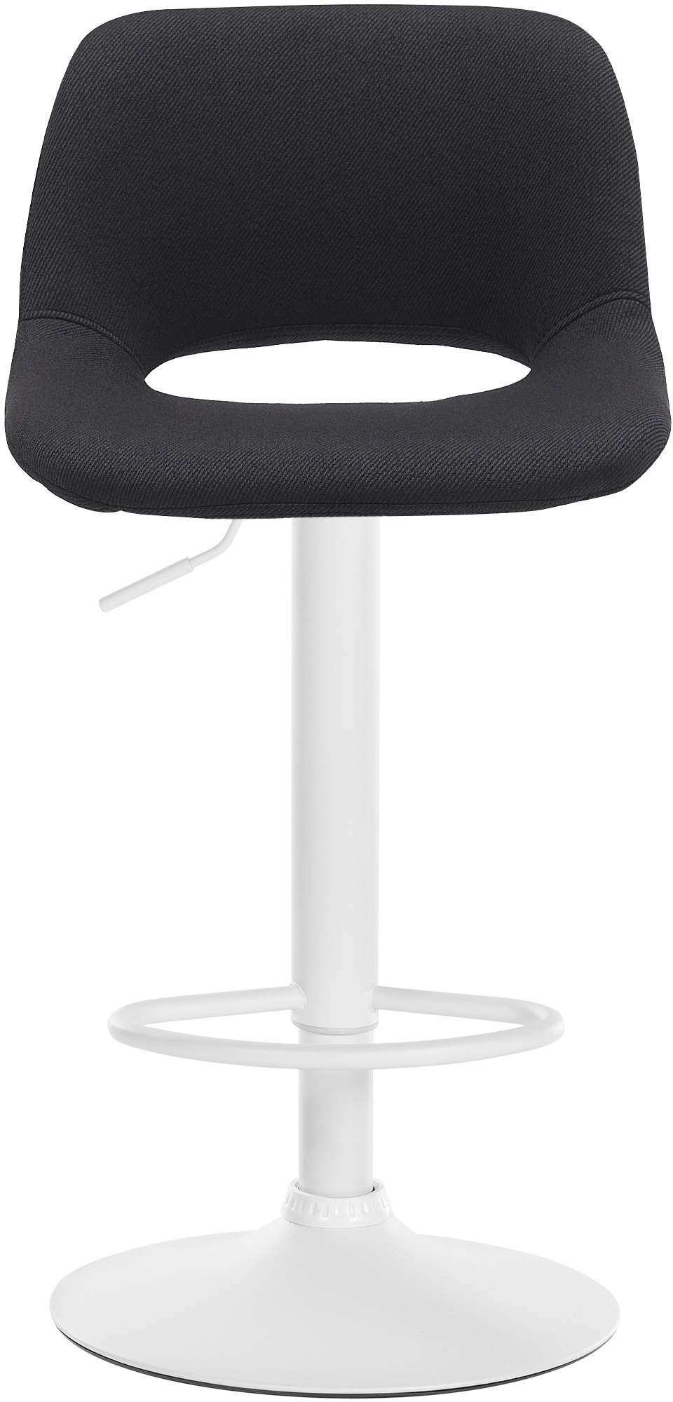 2er Set Barhocker Camden Stoff weiß – Ansicht 17