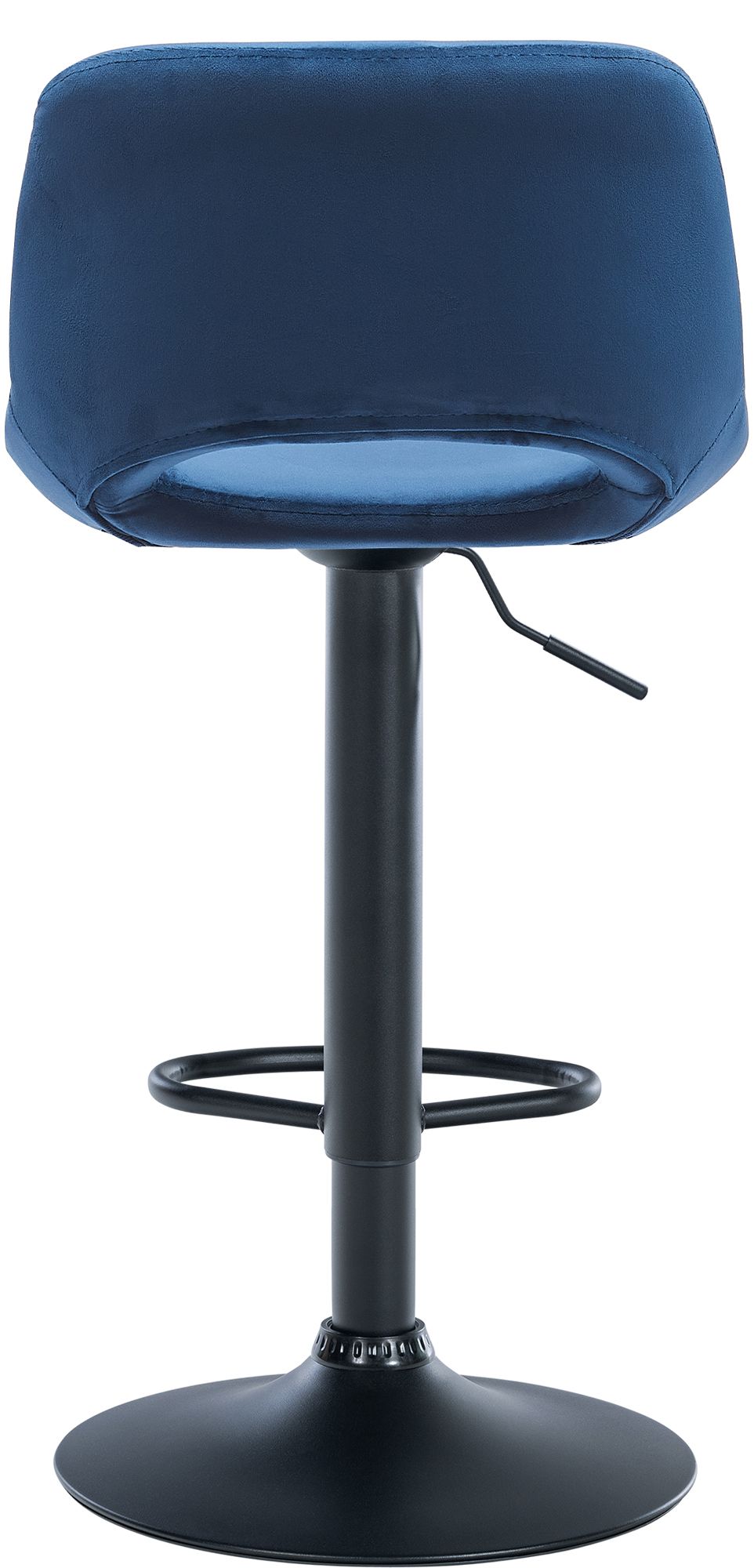 2er Set Barhocker Camden Samt schwarz – Ansicht 10