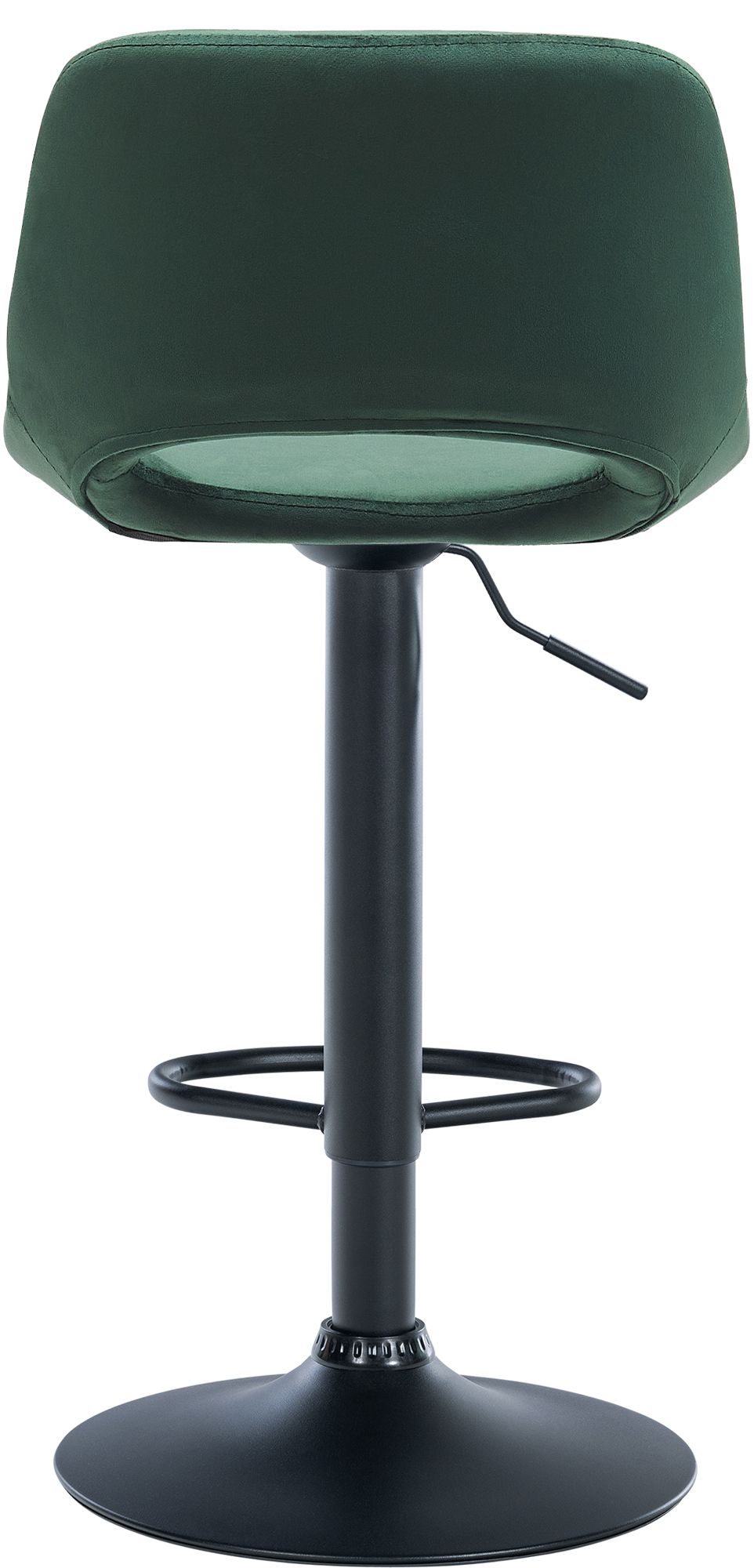 2er Set Barhocker Camden Samt schwarz – Ansicht 16