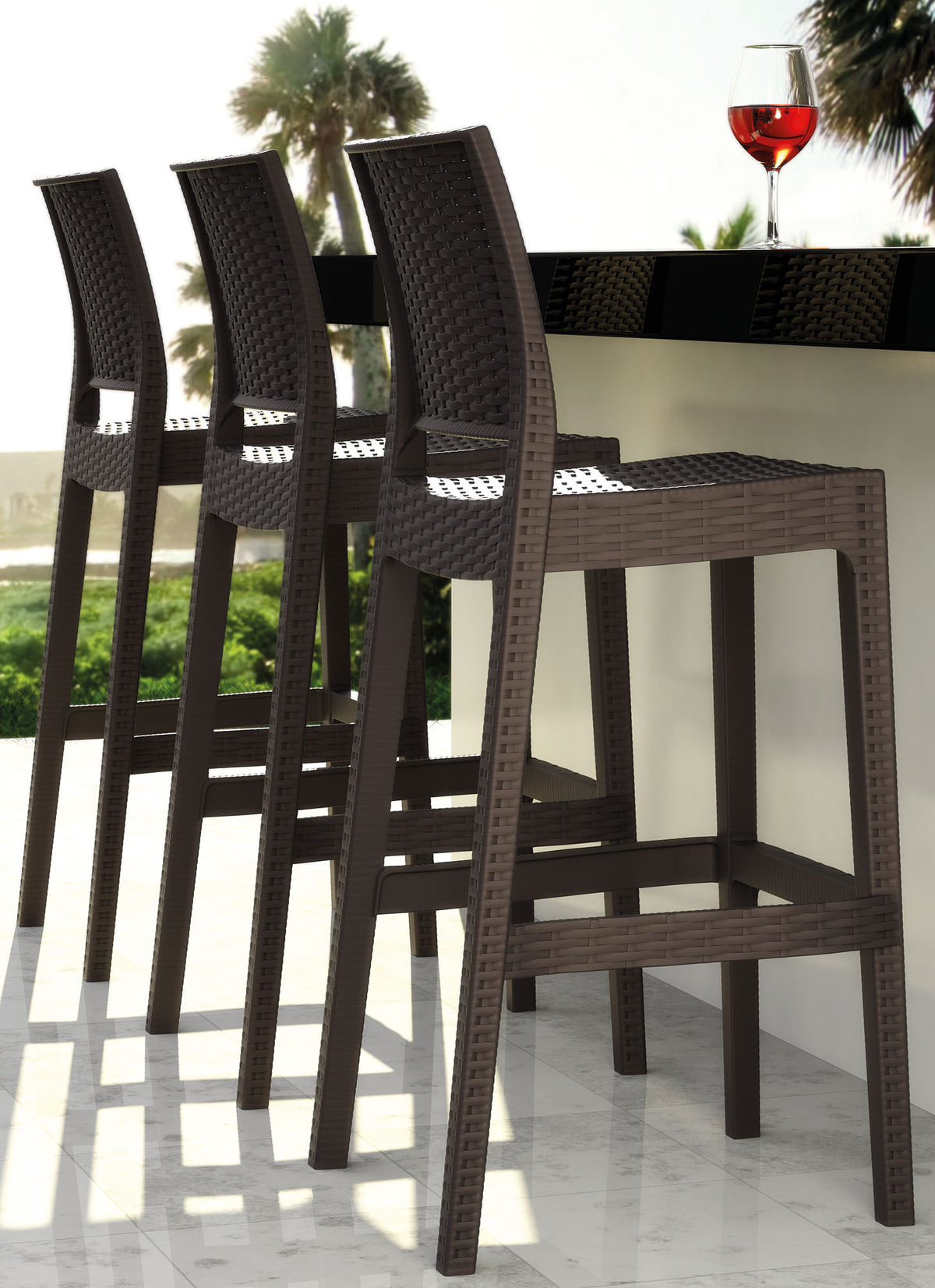 4er Set Barhocker Jamaica – Ansicht 3