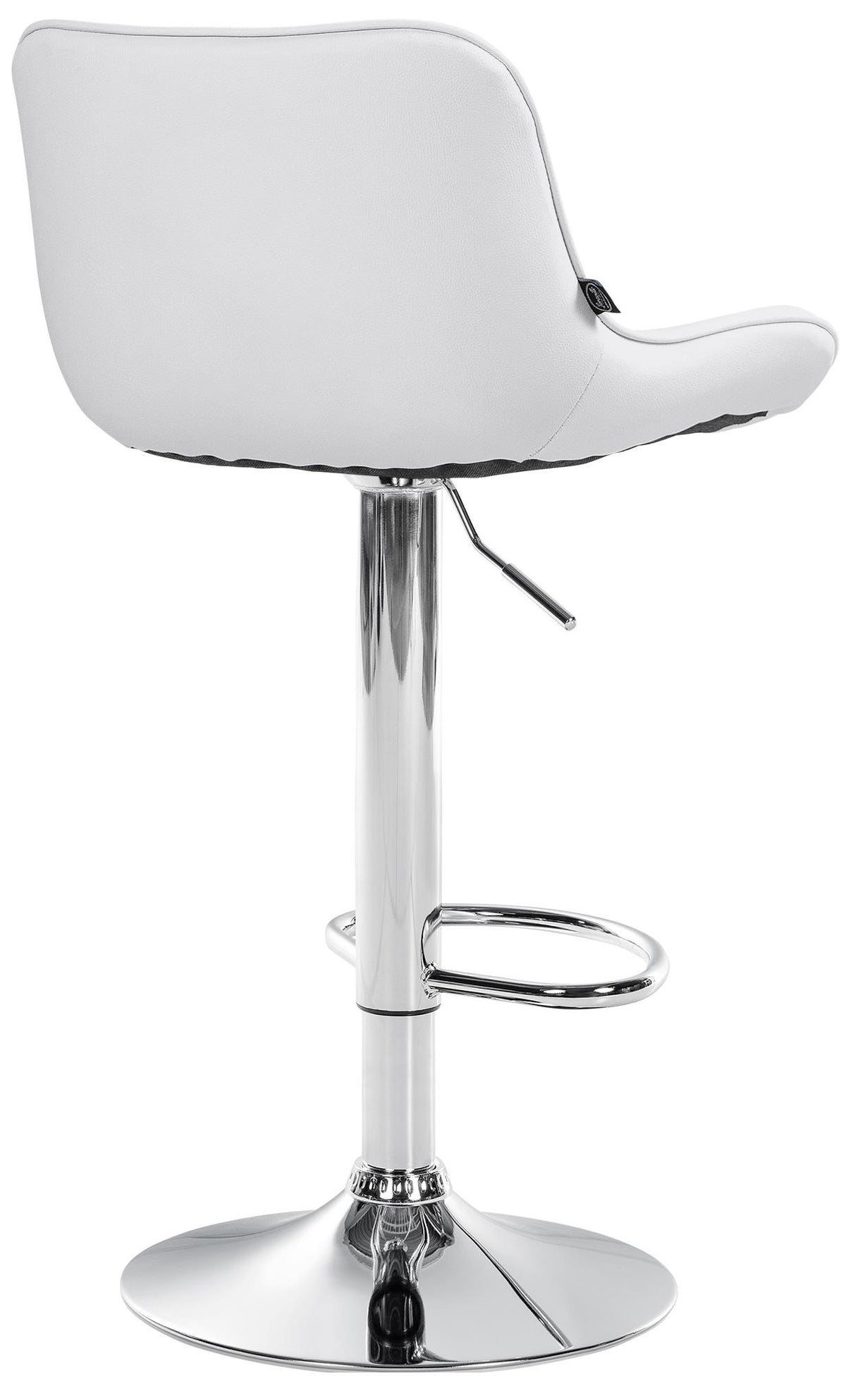 2er Set Barhocker Vonore Kunstleder chrom – Ansicht 5