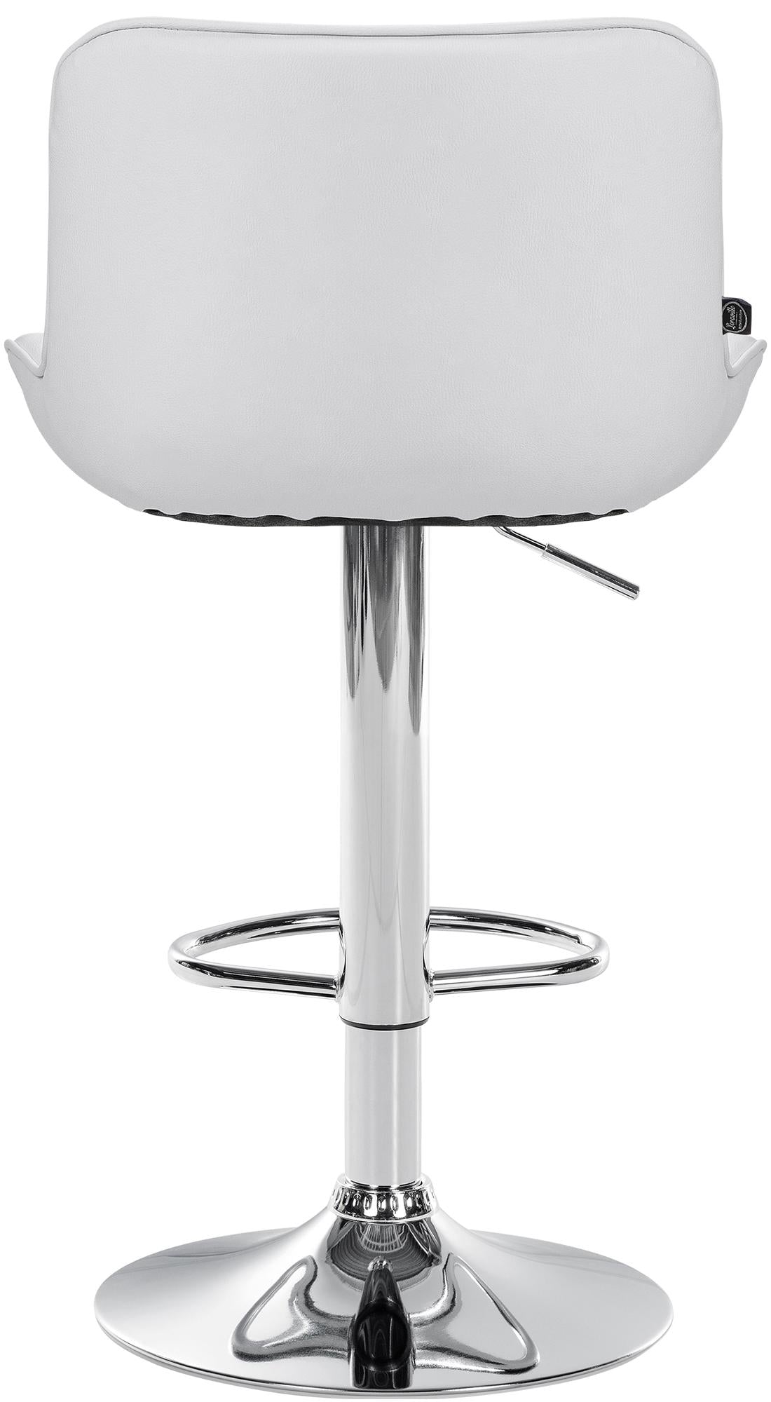 2er Set Barhocker Vonore Kunstleder chrom – Ansicht 6