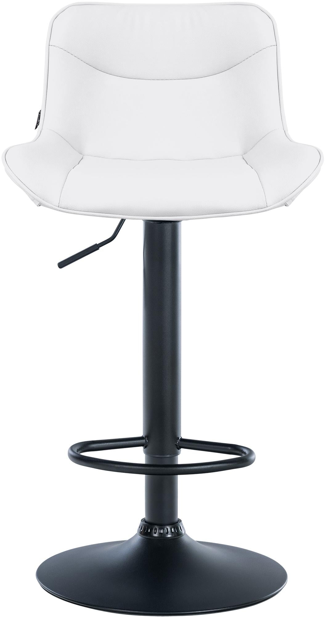 2er Set Barhocker Vonore Kunstleder schwarz – Ansicht 3
