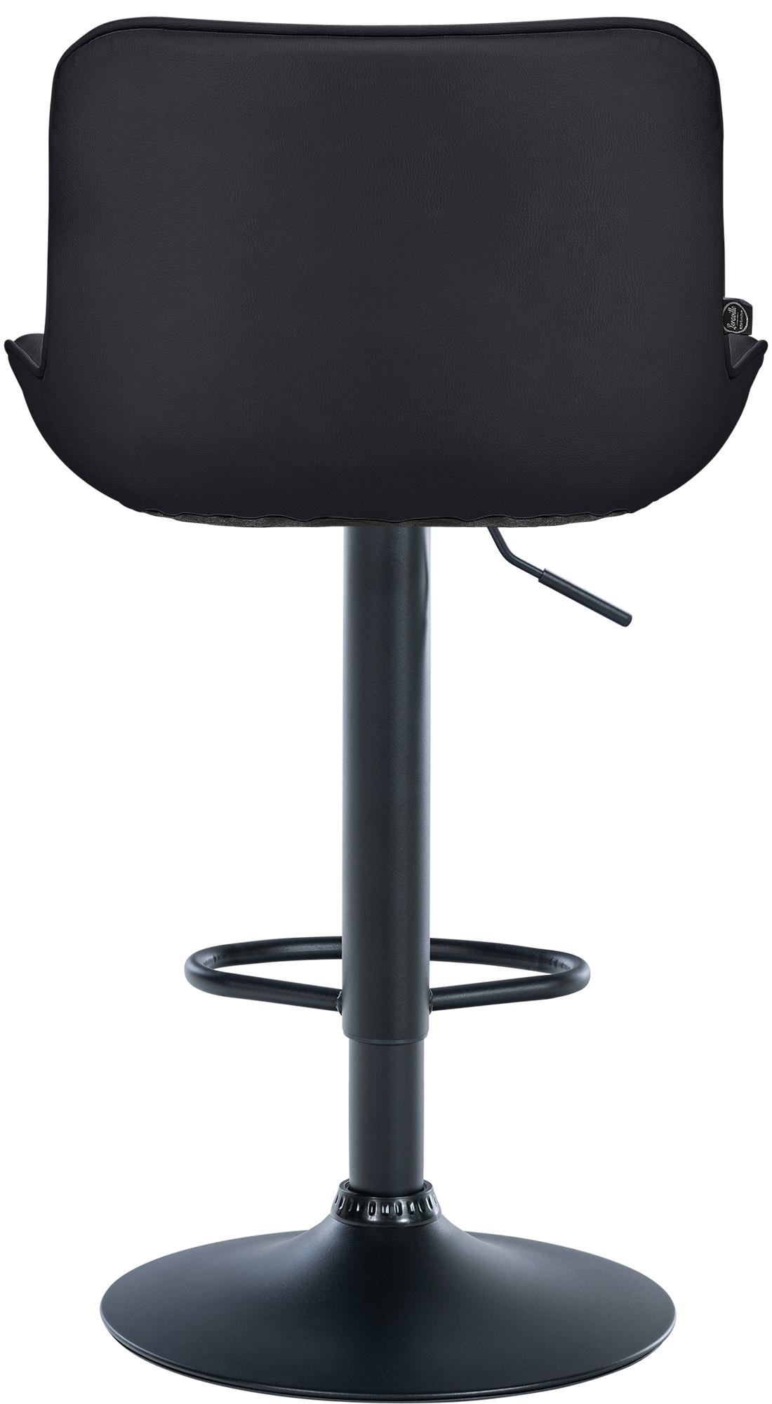 2er Set Barhocker Vonore Kunstleder schwarz – Ansicht 14