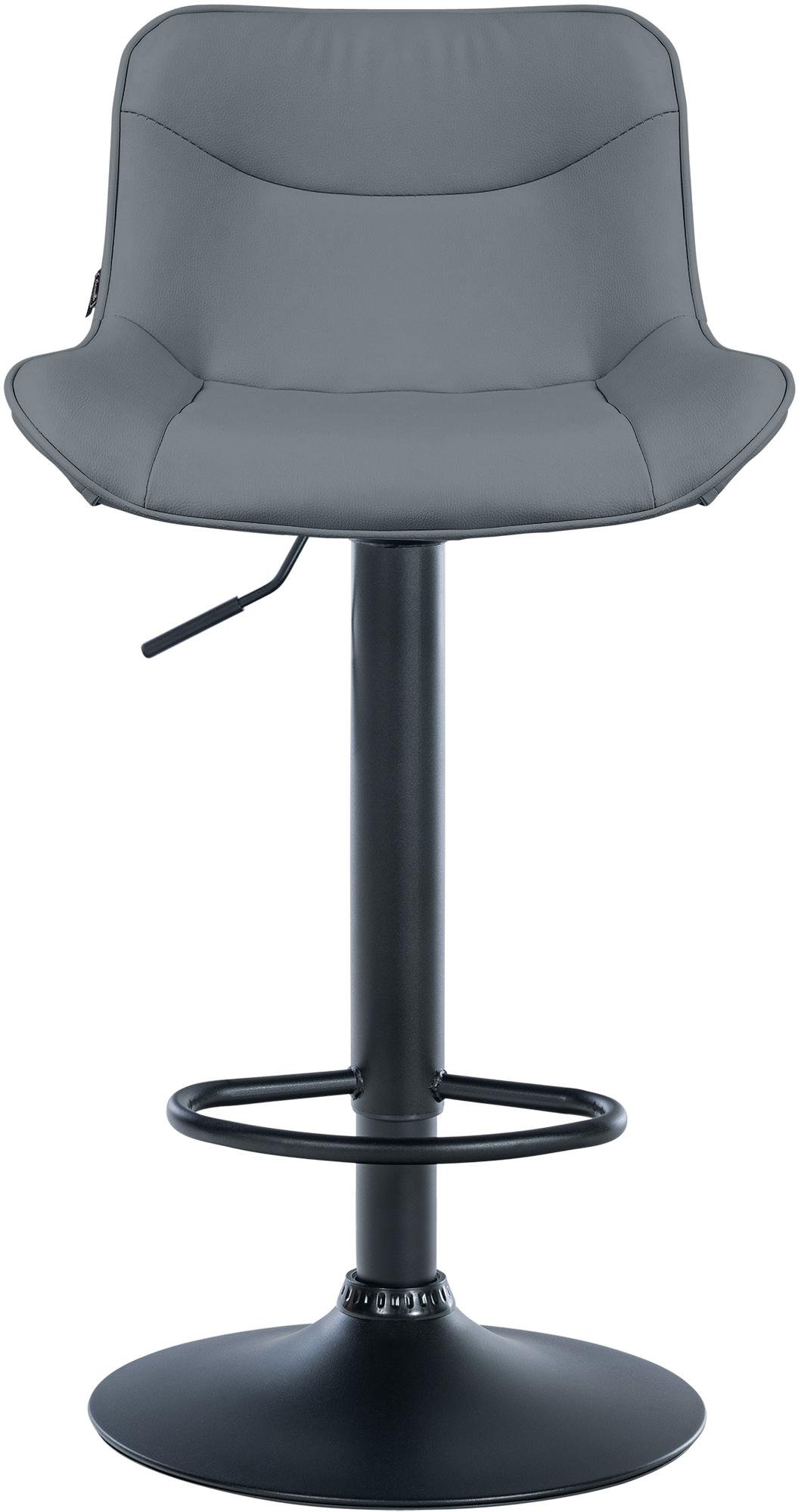 2er Set Barhocker Vonore Kunstleder schwarz – Ansicht 19