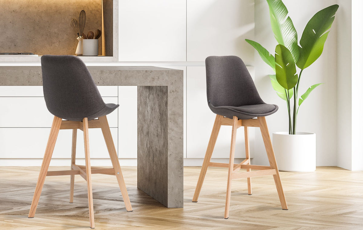 Barhocker Cannes Stoff Natura – Ansicht 3
