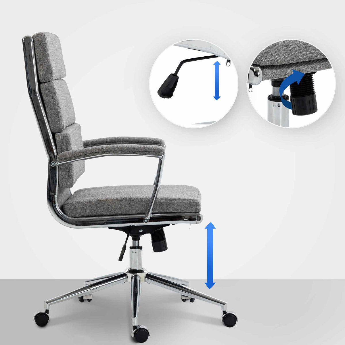 Bürostuhl Cleveland Stoff – Ansicht 10