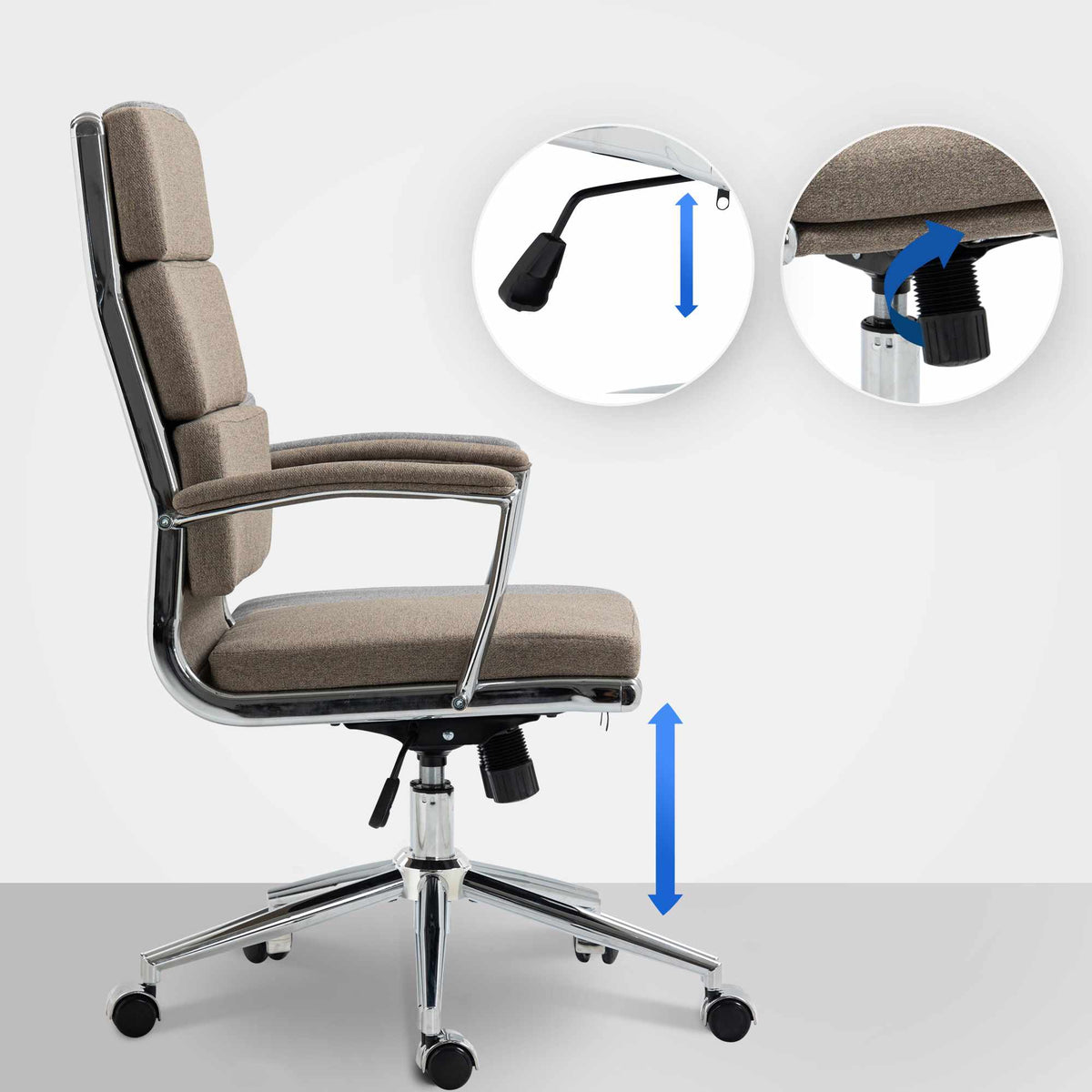 Bürostuhl Cleveland Stoff – Ansicht 17