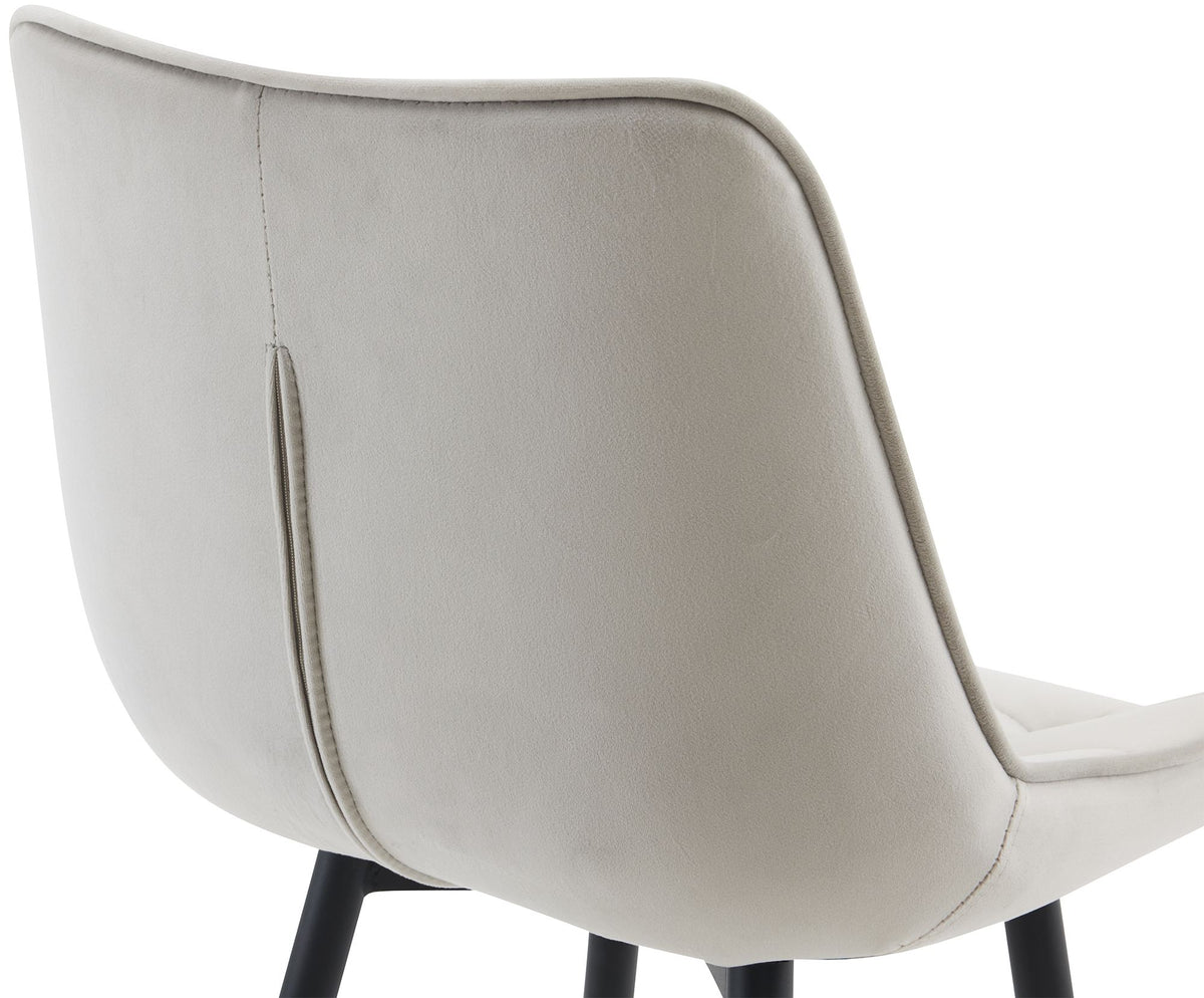 2er Set Barhocker Dartford Samt – Ansicht 4