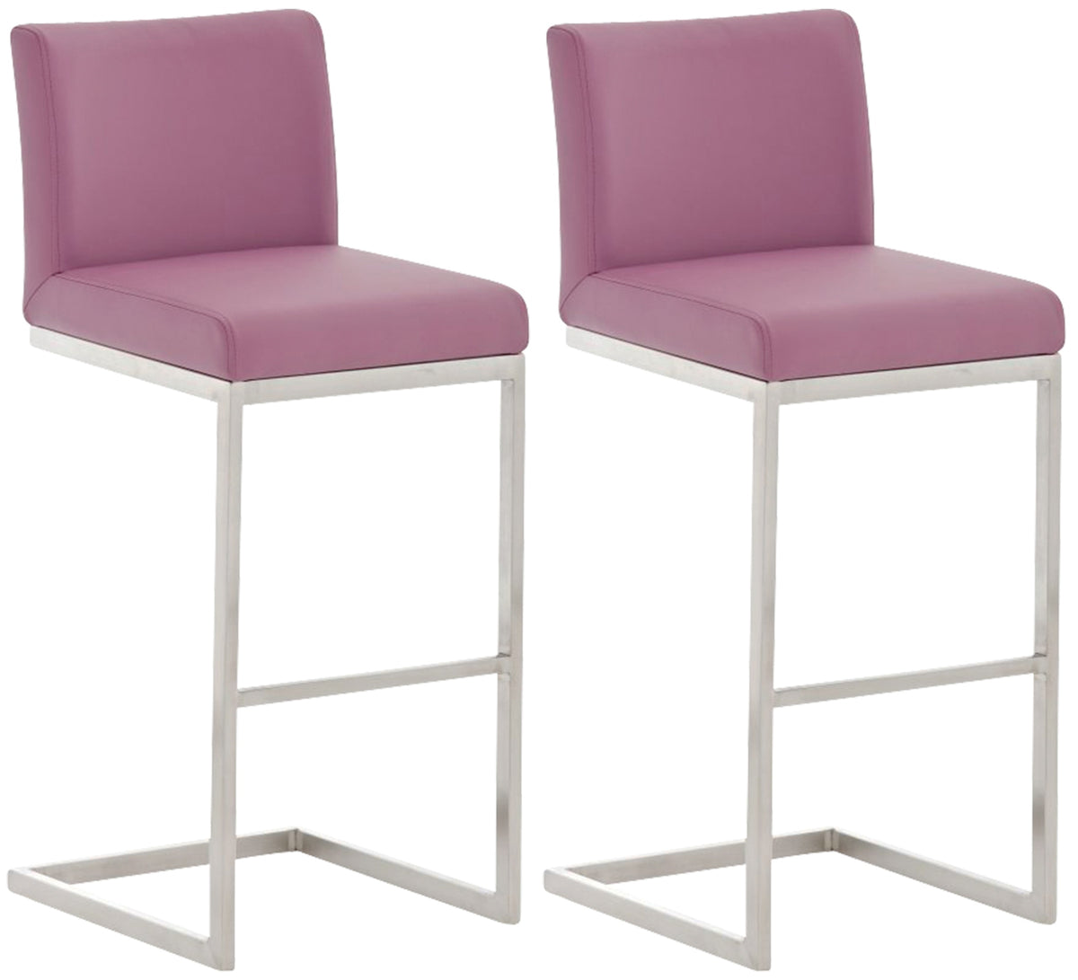 2er Set Barhocker Paros Kunstleder
