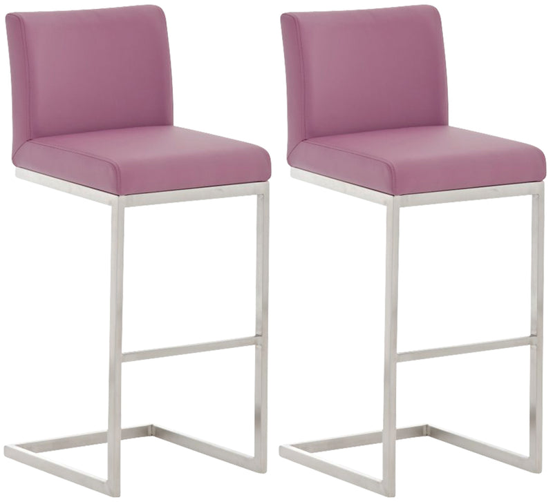 2er Set Barhocker Paros Kunstleder