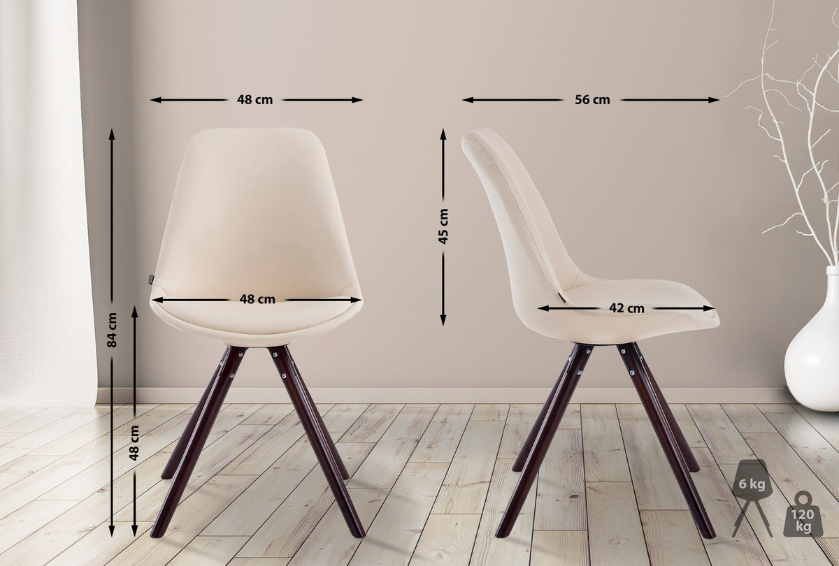 Besucherstuhl Laval Cappuccino Rund – Ansicht 9