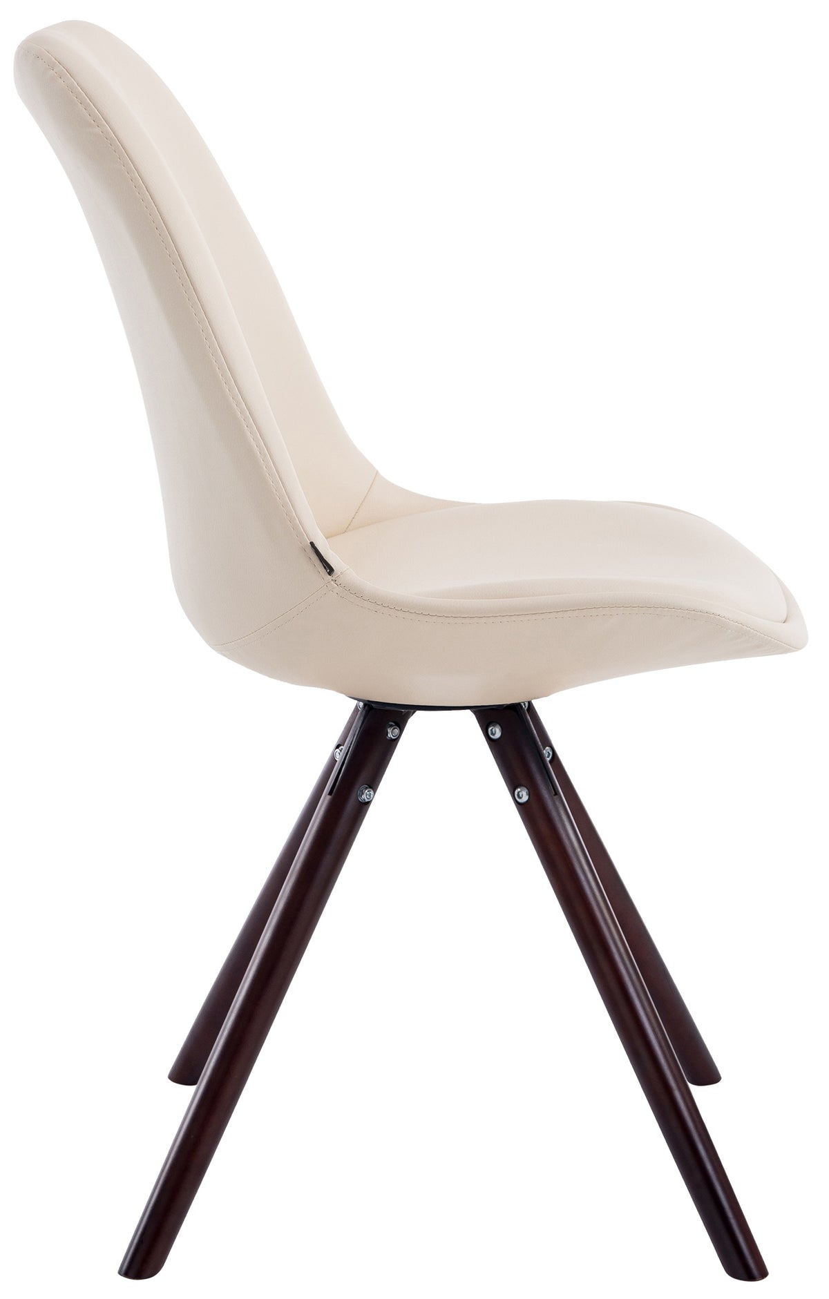 Besucherstuhl Laval Cappuccino Rund – Ansicht 13