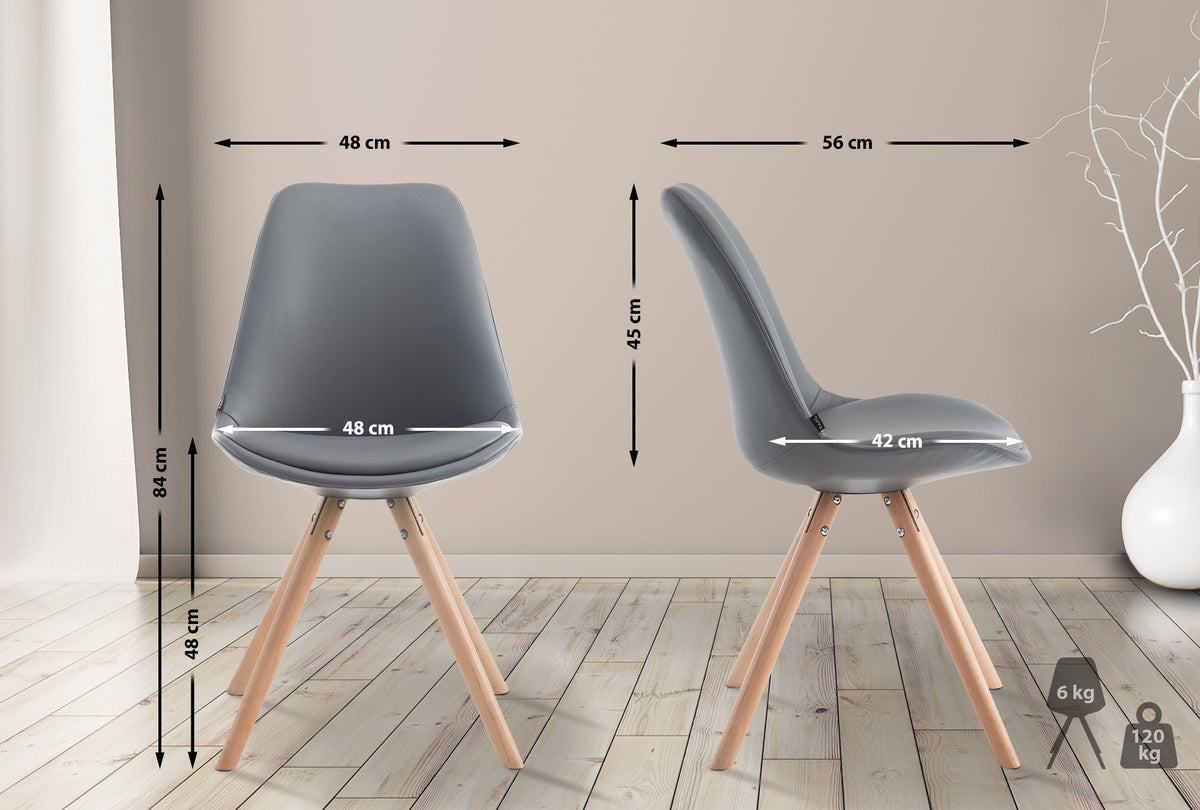 Besucherstuhl Laval Natura Rund – Ansicht 20