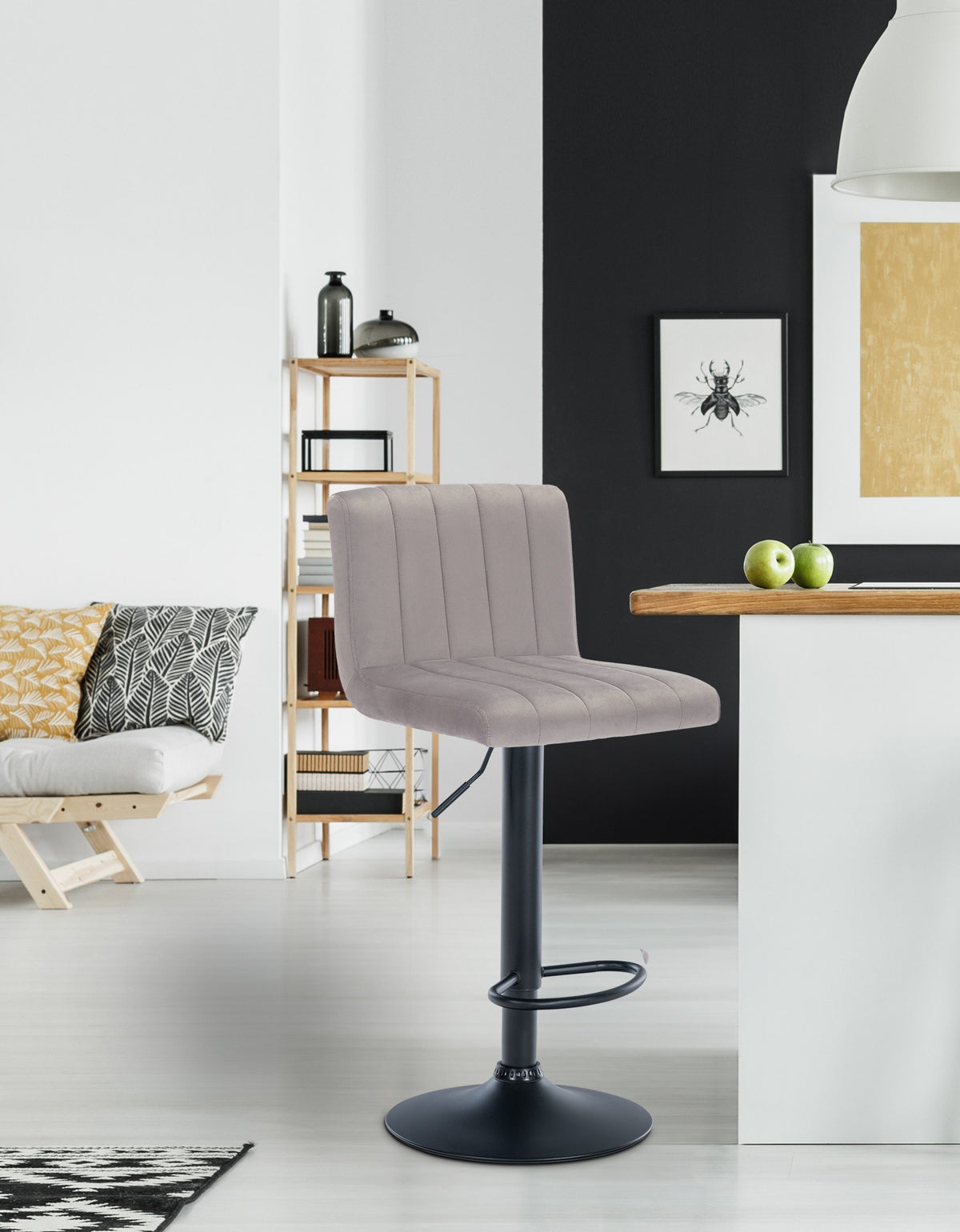 Barhocker Jamie Samt – Ansicht 10