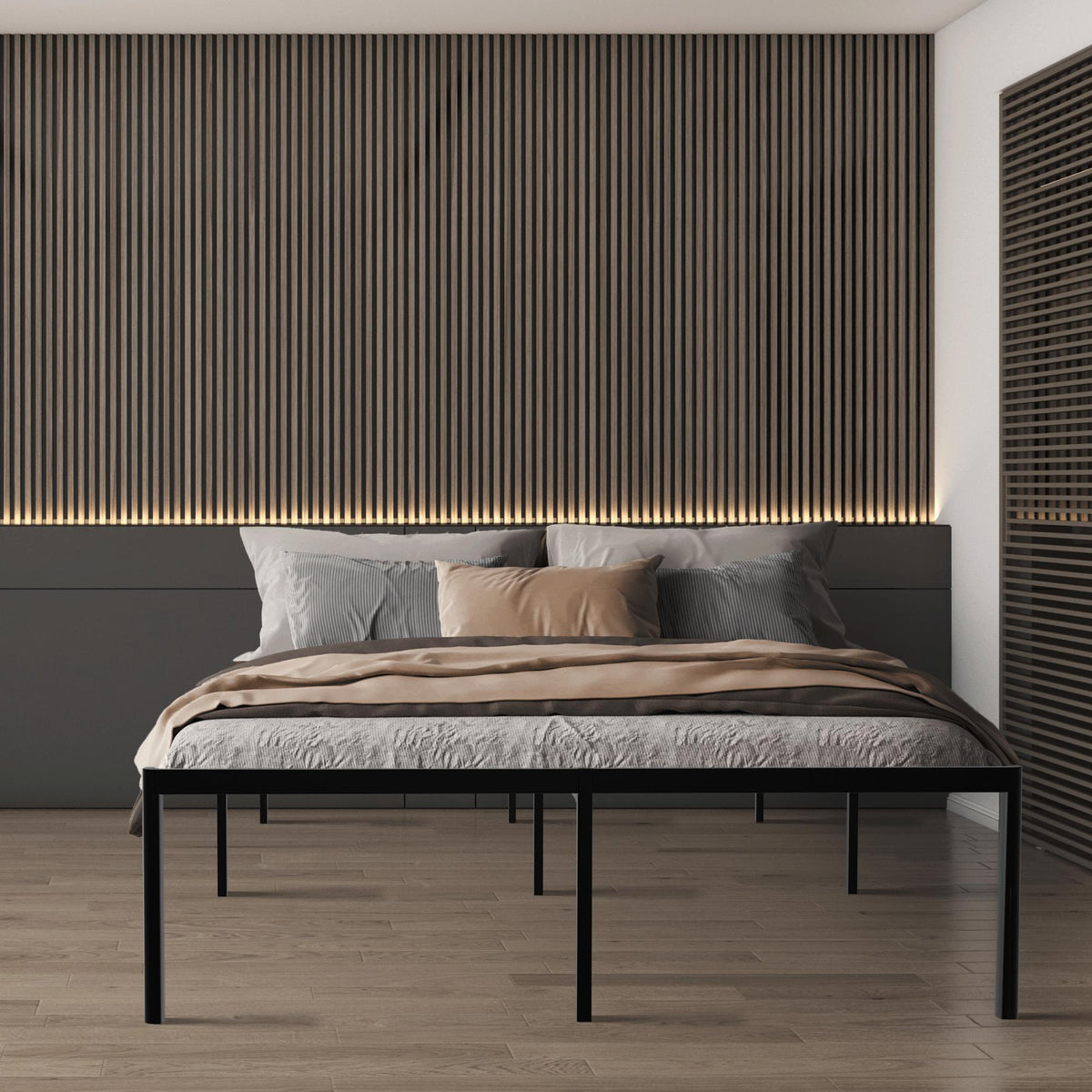 Metallbett Hamlin 200x100x41 cm – Ansicht 4
