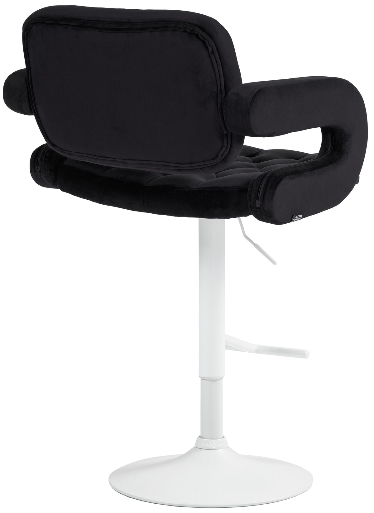 Barhocker Dublin Samt weiß – Ansicht 14