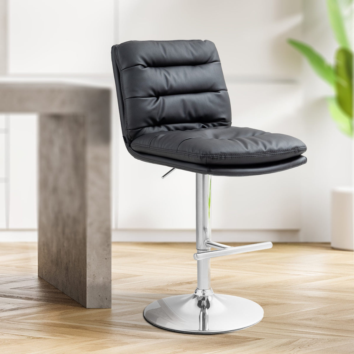Barhocker Damar Kunstleder chrom – Ansicht 7