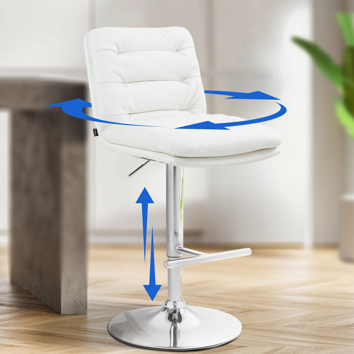 Barhocker Damar Kunstleder chrom – Ansicht 17