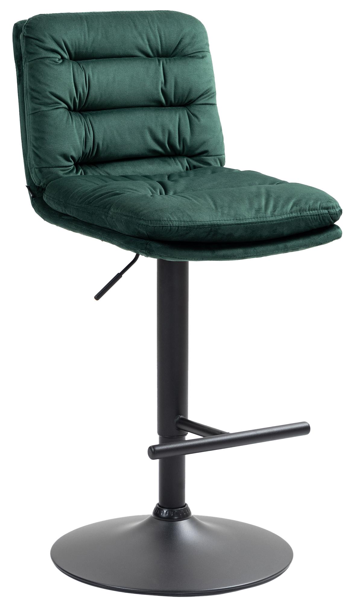 Barhocker Damar Samt schwarz – Ansicht 15