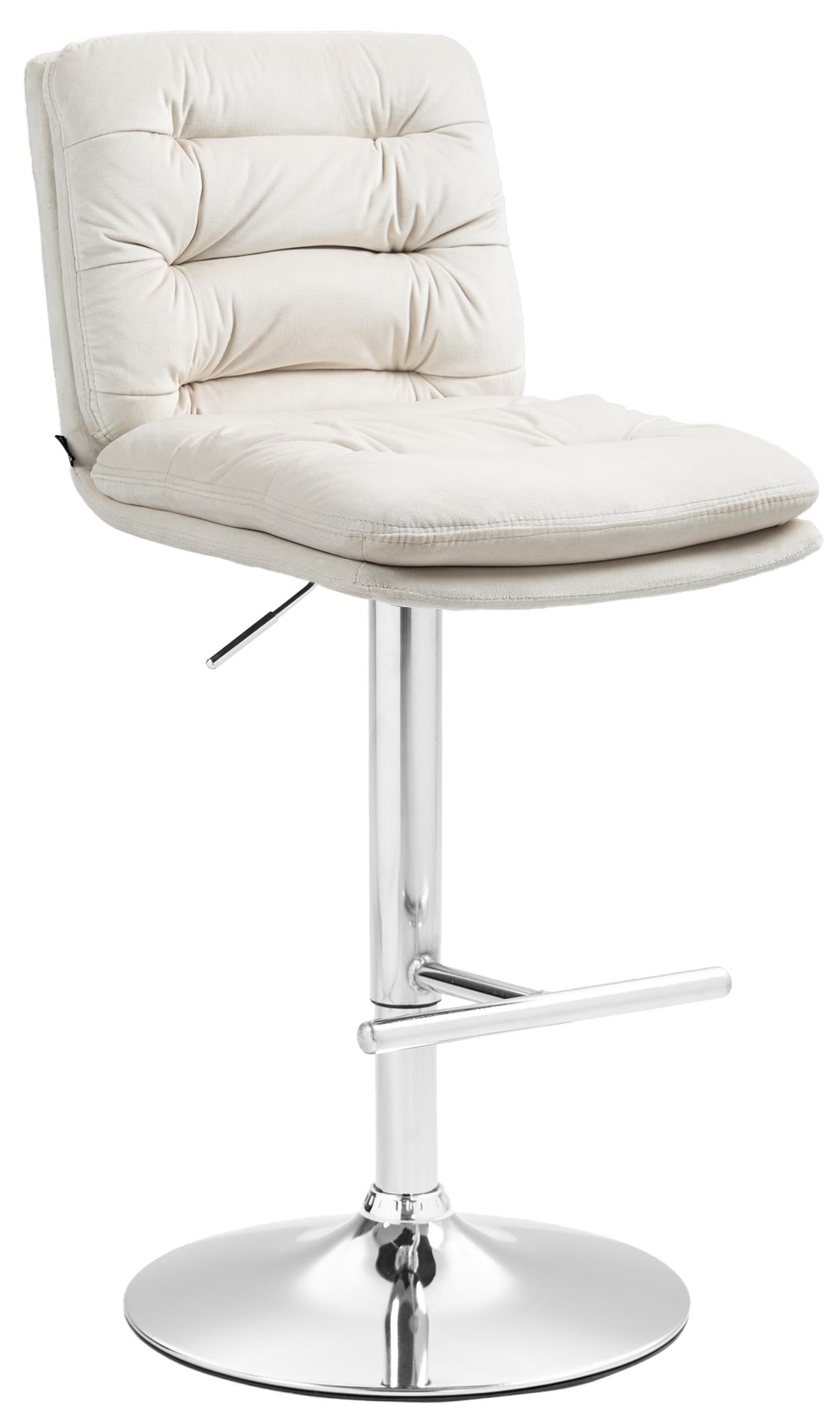 Barhocker Damar Samt chrom