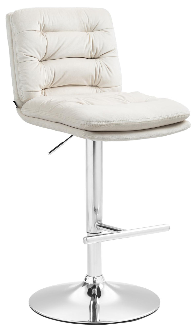 Barhocker Damar Samt chrom