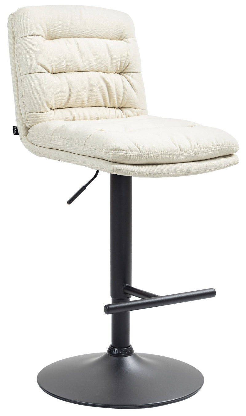 Barhocker Damar Stoff schwarz