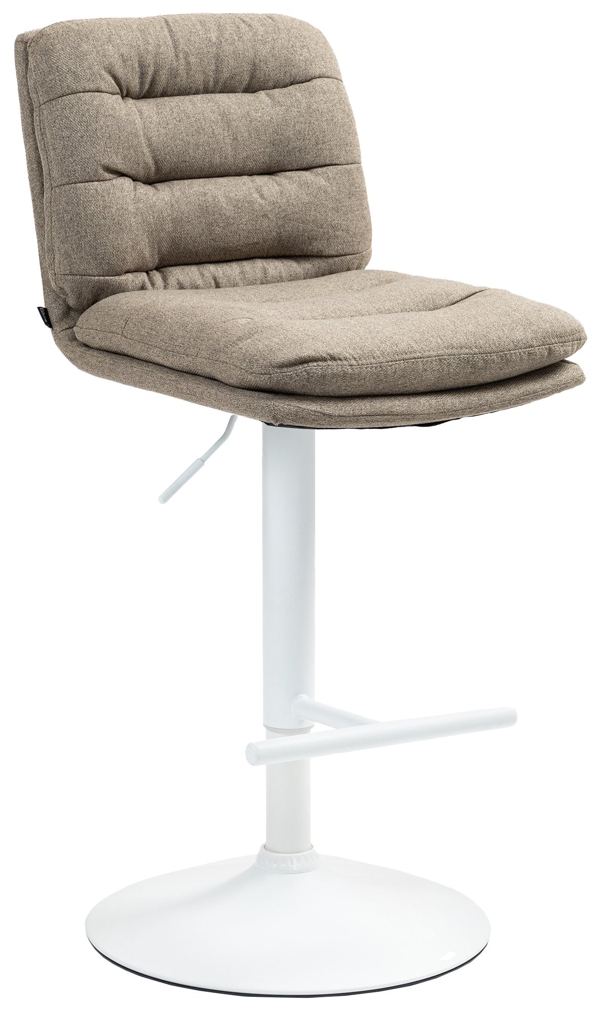 Barhocker Damar Stoff weiß – Ansicht 8