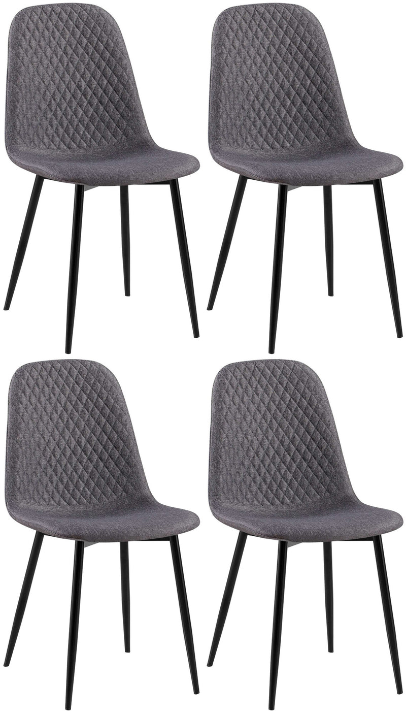 4er Set Stühle Giverny Stoff