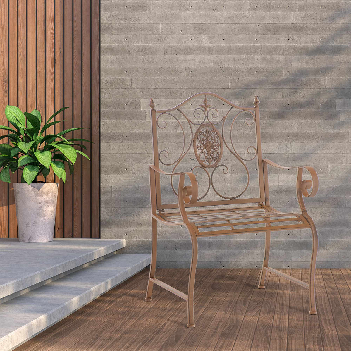 2er Set Gartenstühle Punjab – Ansicht 3
