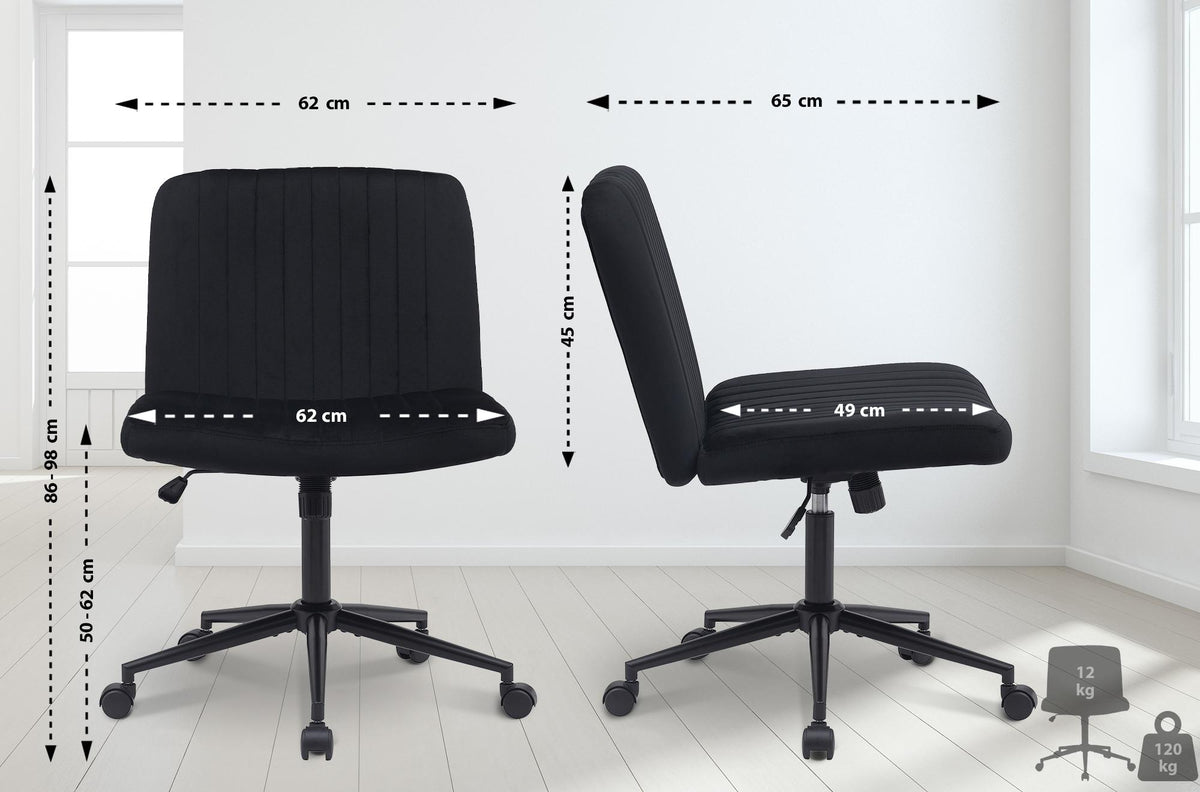 Bürostuhl Kingman Samt – Ansicht 2