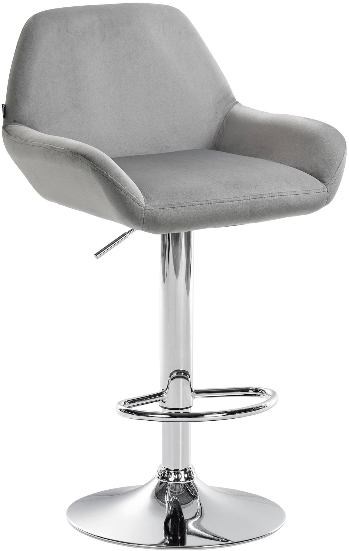 Barhocker Braga Samt chrom – Ansicht 15