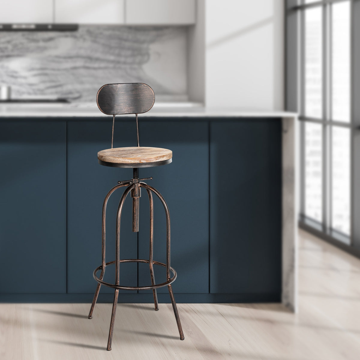 Barhocker Pino, Holz – Ansicht 3