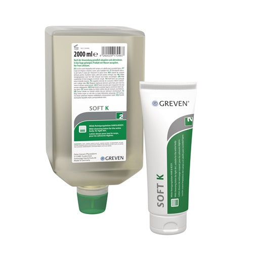 Ganzkörperreinigungslotion GREVEN® SOFT K 2 l Varioflasche passend für 9000 473 404 leichte bis mittlere – Ansicht 3