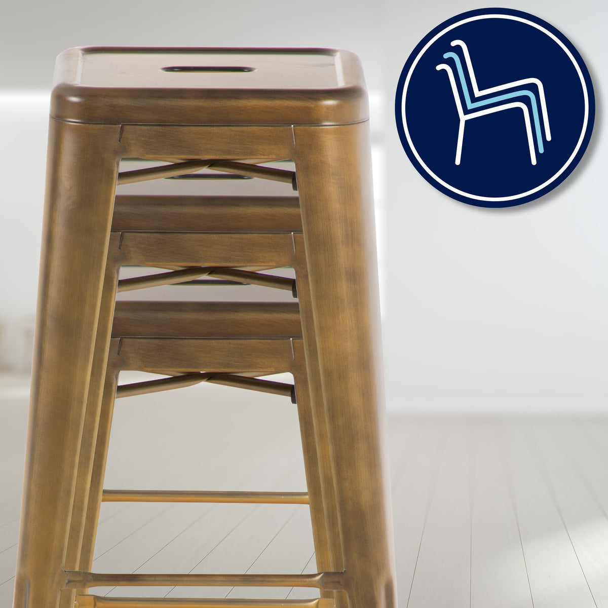 4er Set Barhocker Joshua – Ansicht 7